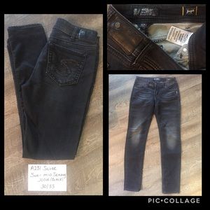 Silver Suki Mid Skinny Joga Jeans